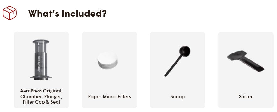KIT AEROPRESS ORIGINAL + Paper Filters