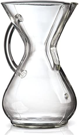 SERVIDOR CHEMEX CON ASA DE VIDRIO 3 o 6 TAZAS