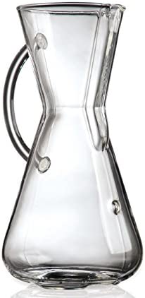Open image in slideshow, SERVER CHEMEX WITH GLASS HANDLE 3 or 6 CUPs
