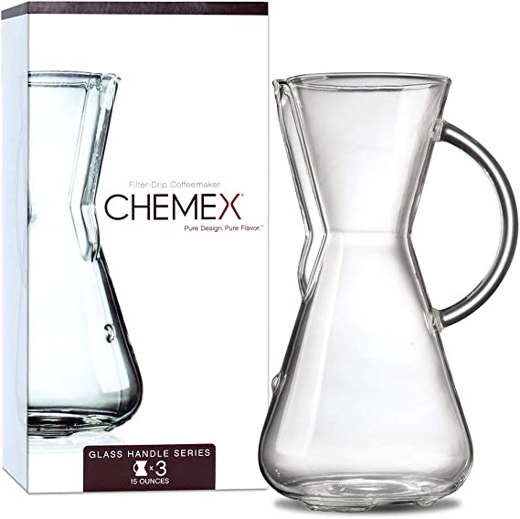 SERVER CHEMEX WITH GLASS HANDLE 3 or 6 CUPs