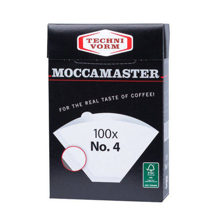 FILTERS MOCCAMASTER #4 Paper white - filtro