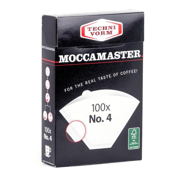 FILTERS MOCCAMASTER #4 Paper white - filtro
