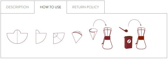 FILTERS CHEMEX for 3 & 6 Cups - filtro