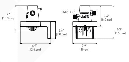FILTER HEAD PENTAIR CLARIS GEN2 HEAD 3/8" BSP - filtro